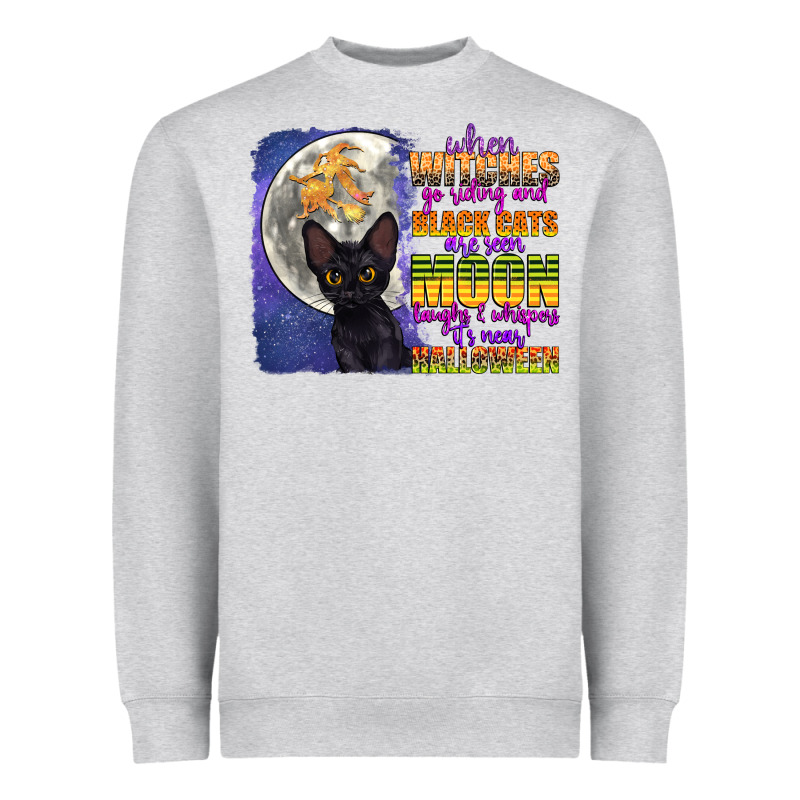 When Witches Go Riding Heavyweight Sweatshirt by CowGirlArtShop | Teevron
