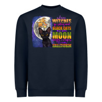 Navy when witches go riding Heavyweight Sweatshirt - CowGirlArtShop