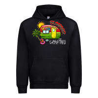 Black summer camping Urban Hoodie - CowhideDigitalArt