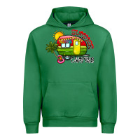 Emerald summer camping Urban Hoodie - CowhideDigitalArt