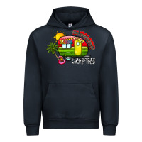 Navy summer camping Urban Hoodie - CowhideDigitalArt