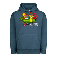 Pigment Midnight Navy summer camping Urban Hoodie - CowhideDigitalArt