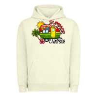Pigment Pistachio summer camping Urban Hoodie - CowhideDigitalArt