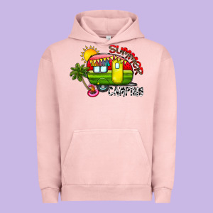 Summer Camping Urban Hoodie Designed By Cowhidedigitalart