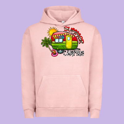 Summer Camping Urban Hoodie Designed By Cowhidedigitalart