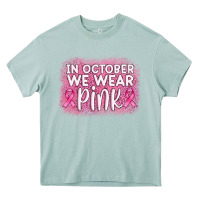 Arona in october we wear pink leopard glitter Heavy Core Tee - AdoDesignShop