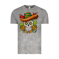 Cloud Rock sombrero skull Vintage Tee - BarkalooDesign