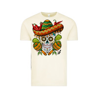 Vintage Arctic sombrero skull Vintage Tee - BarkalooDesign
