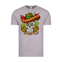 Vintage Zinc sombrero skull Vintage Tee - BarkalooDesign
