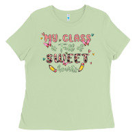 Matcha my class is full of sweet hearts Ladies Tee - MaliasSmallBusiness