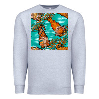 Heather Grey fall gnomes seamless pattern Premium Sweatshirt - BundleAndBundleShop