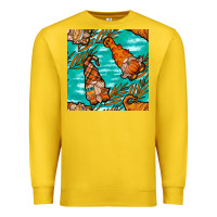 Lemon fall gnomes seamless pattern Premium Sweatshirt - BundleAndBundleShop