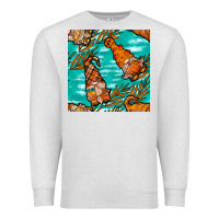 Oatmeal Heather fall gnomes seamless pattern Premium Sweatshirt - BundleAndBundleShop