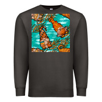 Smoke fall gnomes seamless pattern Premium Sweatshirt - BundleAndBundleShop