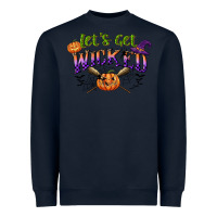 Navy lets get wicked Heavyweight Sweatshirt - CowGirlArtShop