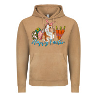 Vintage Camel happy easter bunny carrots and eggs Vintage Hoodie - RanaPortraitStore