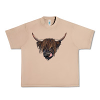 Burro black highland cow Urban Heavy Tee - RanaPortraitStore