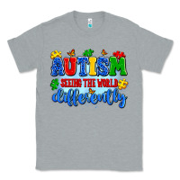 Heather Grey autism seeing the world differently Classic Tee - Artiststas