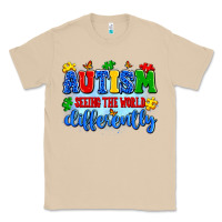 Mushroom autism seeing the world differently Classic Tee - Artiststas