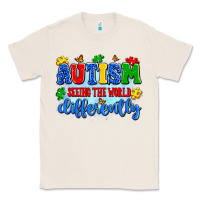 Natural autism seeing the world differently Classic Tee - Artiststas