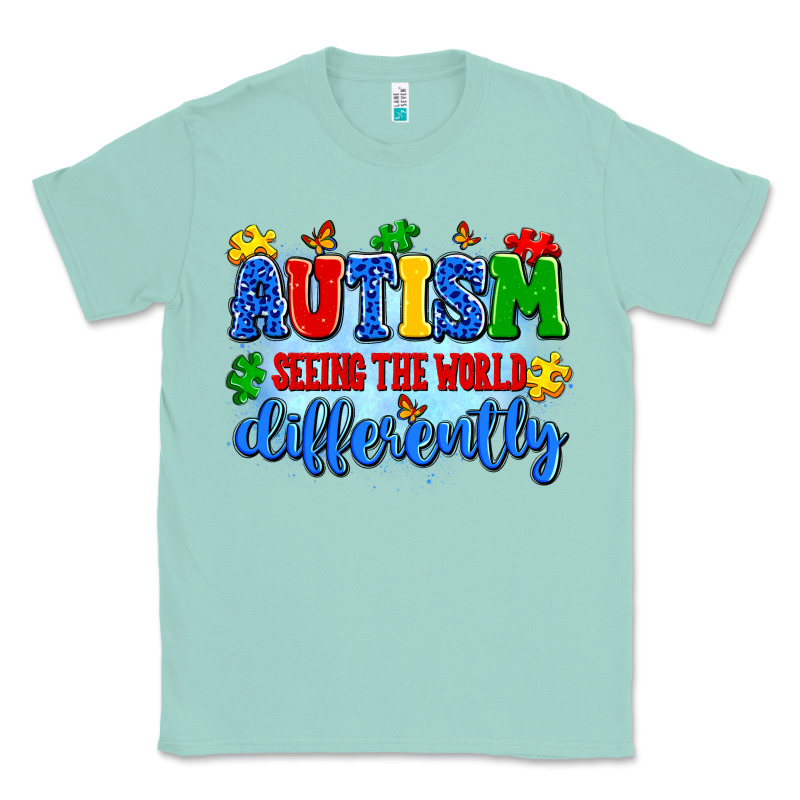Autism Seeing The World Differently Classic Tee by Artiststas | Teevron
