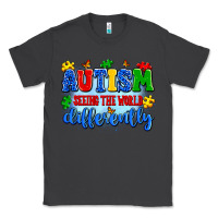 Smoke autism seeing the world differently Classic Tee - Artiststas