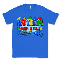 True Royal autism seeing the world differently Classic Tee - Artiststas