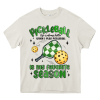 Cream pickleball is my favorite season Heavy Core Tee - MaliasSmallBusiness