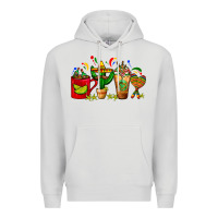 Dove Grey Mexico Coffee Cups With Cactus Sombrero And Maraca Premium Hoodie - FaDigitalArtStudio