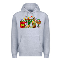 Heather Grey Mexico Coffee Cups With Cactus Sombrero And Maraca Premium Hoodie - FaDigitalArtStudio