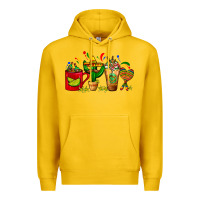 Lemon Mexico Coffee Cups With Cactus Sombrero And Maraca Premium Hoodie - FaDigitalArtStudio