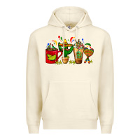 Sandshell Mexico Coffee Cups With Cactus Sombrero And Maraca Premium Hoodie - FaDigitalArtStudio