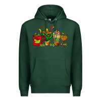 Sports Green Mexico Coffee Cups With Cactus Sombrero And Maraca Premium Hoodie - FaDigitalArtStudio