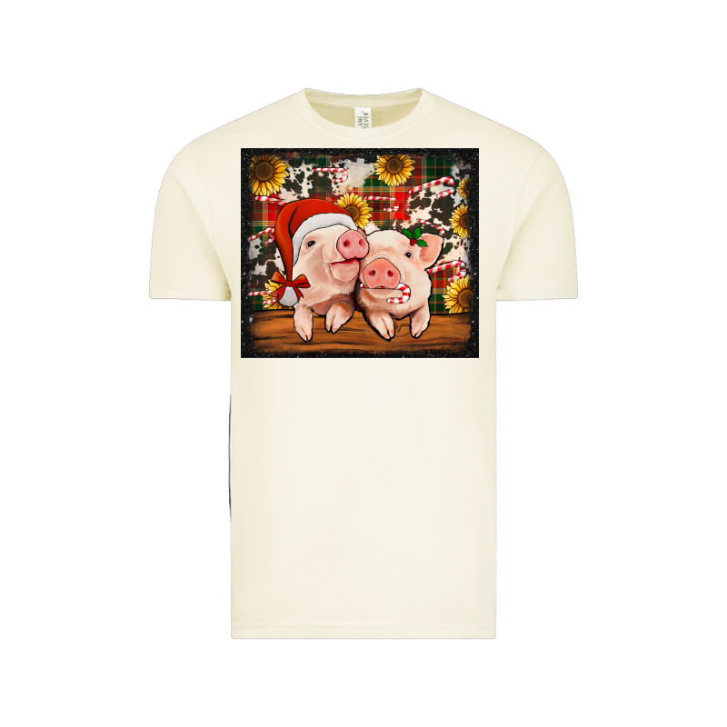 Christmas Pigs Tumbler Vintage Tee by Jasminsmagicworld | Teevron