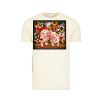 Vintage Arctic Christmas pigs tumbler Vintage Tee - Jasminsmagicworld