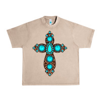 French Oak gemstone leopard cross Urban Heavy Tee - JahusDesignShop