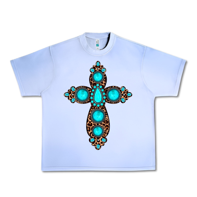 Gemstone Leopard Cross Urban Heavy Tee by JahusDesignShop | Teevron