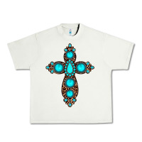 Pistachio gemstone leopard cross Urban Heavy Tee - JahusDesignShop