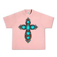 Salmon gemstone leopard cross Urban Heavy Tee - JahusDesignShop