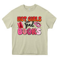 Mossy hot girls read books Heavy Core Tee - MaliasSmallBusiness