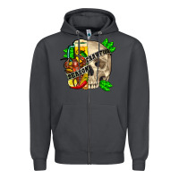 Smoke Skull crawfish season Zipper Hoodie - FaDigitalArtStudio