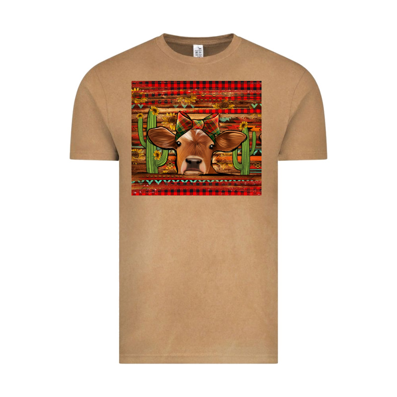 Western Christmas Cow Tumbler Vintage Tee by Jasminsmagicworld | Teevron