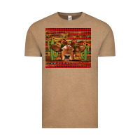 Vintage Coffee western christmas cow tumbler Vintage Tee - Jasminsmagicworld