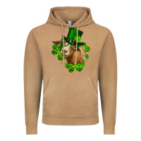 Vintage Camel st. patrick's day goat clovers and leprechaun hat Vintage Hoodie - RanaPortraitStore
