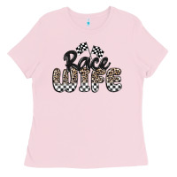 Bubblegum Pink race wife Ladies Tee - MaliasSmallBusiness