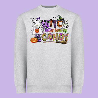 Witch Better Have My Candy Heavyweight Sweatshirt Designed By Cowgirlartshop
