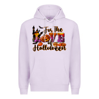 Lilac For The Love Of Halloween Premium Hoodie - RanaPortraitStore