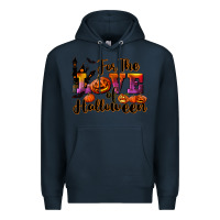 Navy For The Love Of Halloween Premium Hoodie - RanaPortraitStore