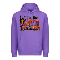 Purple For The Love Of Halloween Premium Hoodie - RanaPortraitStore