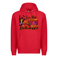 Red For The Love Of Halloween Premium Hoodie - RanaPortraitStore